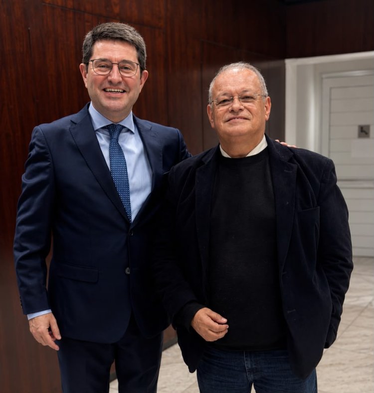 Jerônimo Goergen, à esquerda, com o Dr. Silomar Garcia, presidente da UVERGS